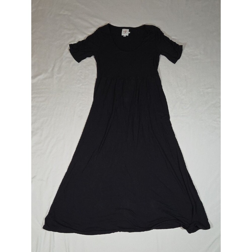 THE NINES by HATCH Black Stretch Maxi Dress Regular/Maternity XS